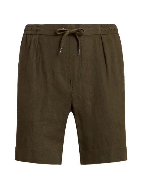 Ralph Lauren Purple Label drawstring pleated shorts