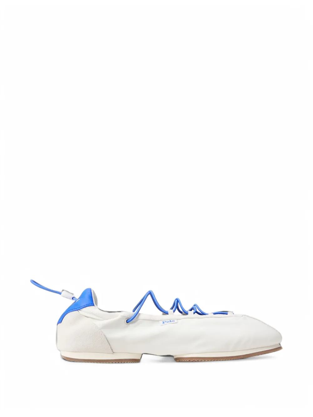 Polo Ralph Lauren suede-trim lace-up sneakers - Weiß