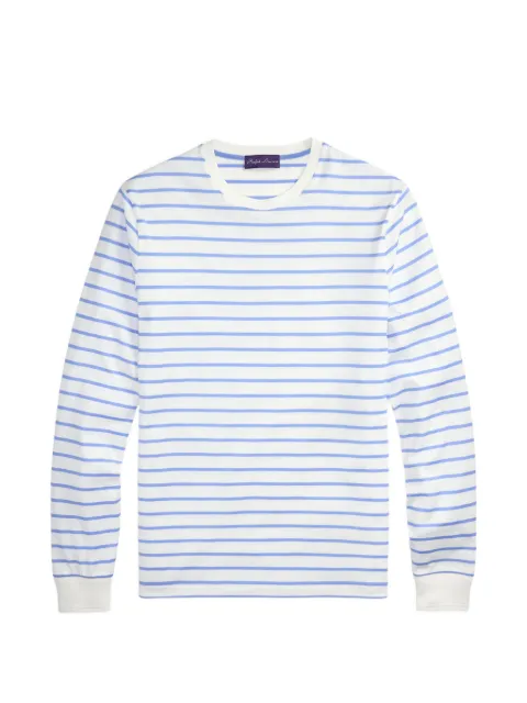 Ralph Lauren Purple Label striped long-sleeve T-shirt