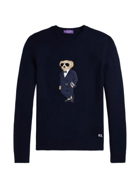 Ralph Lauren Purple Label Polo Bear cashmere sweater