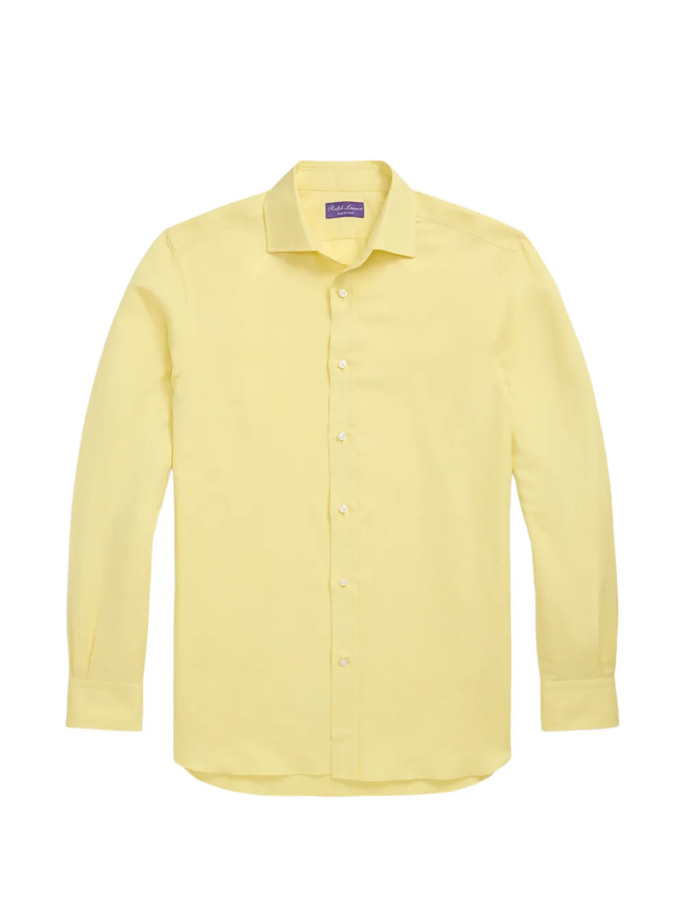 Ralph Lauren Purple Label long-sleeve spread-collar shirt - Gelb