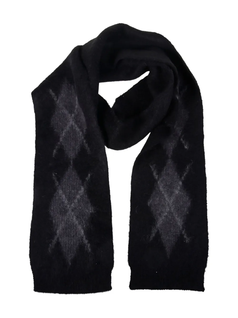 COOR argyle-pattern scarf | Image 2