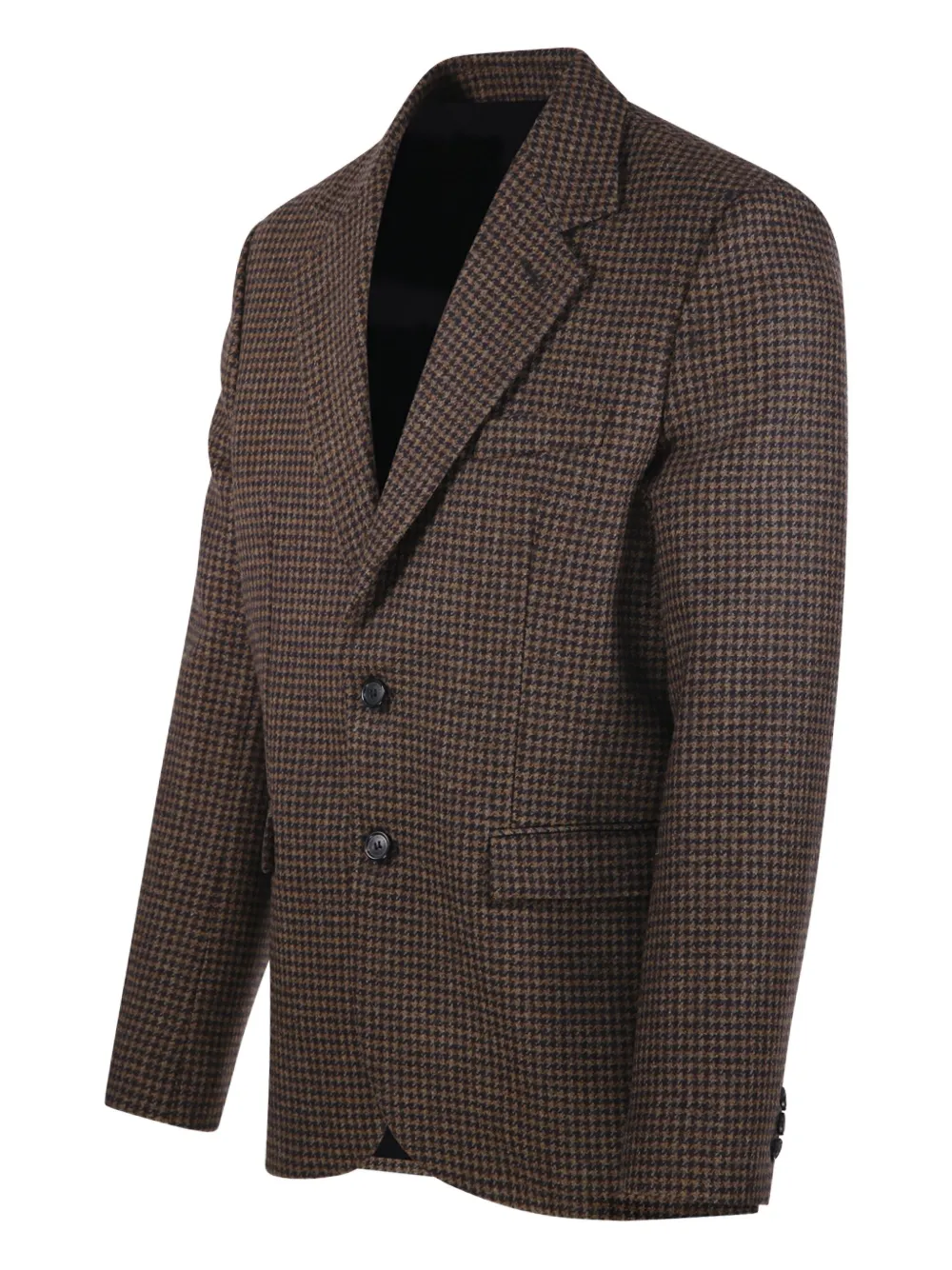 Department 5 Blazer met pied-de-poule print en enkele rij knopen Bruin
