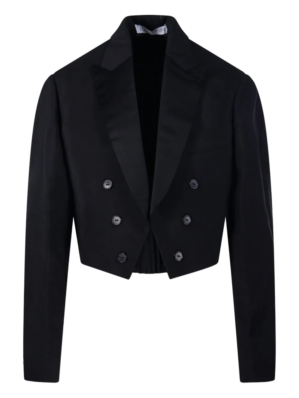 E.L.V DENIM The Tux cropped jacket | negro | Image 1
