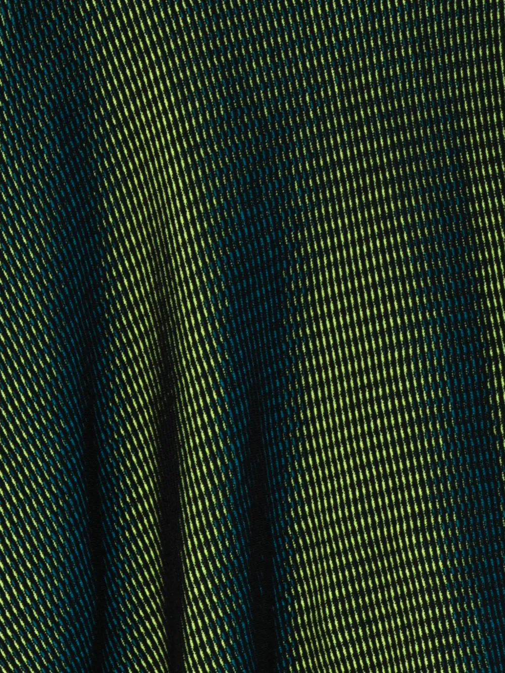 Pre-owned Issey Miyake Roll Neck 2000s Poncho In Green