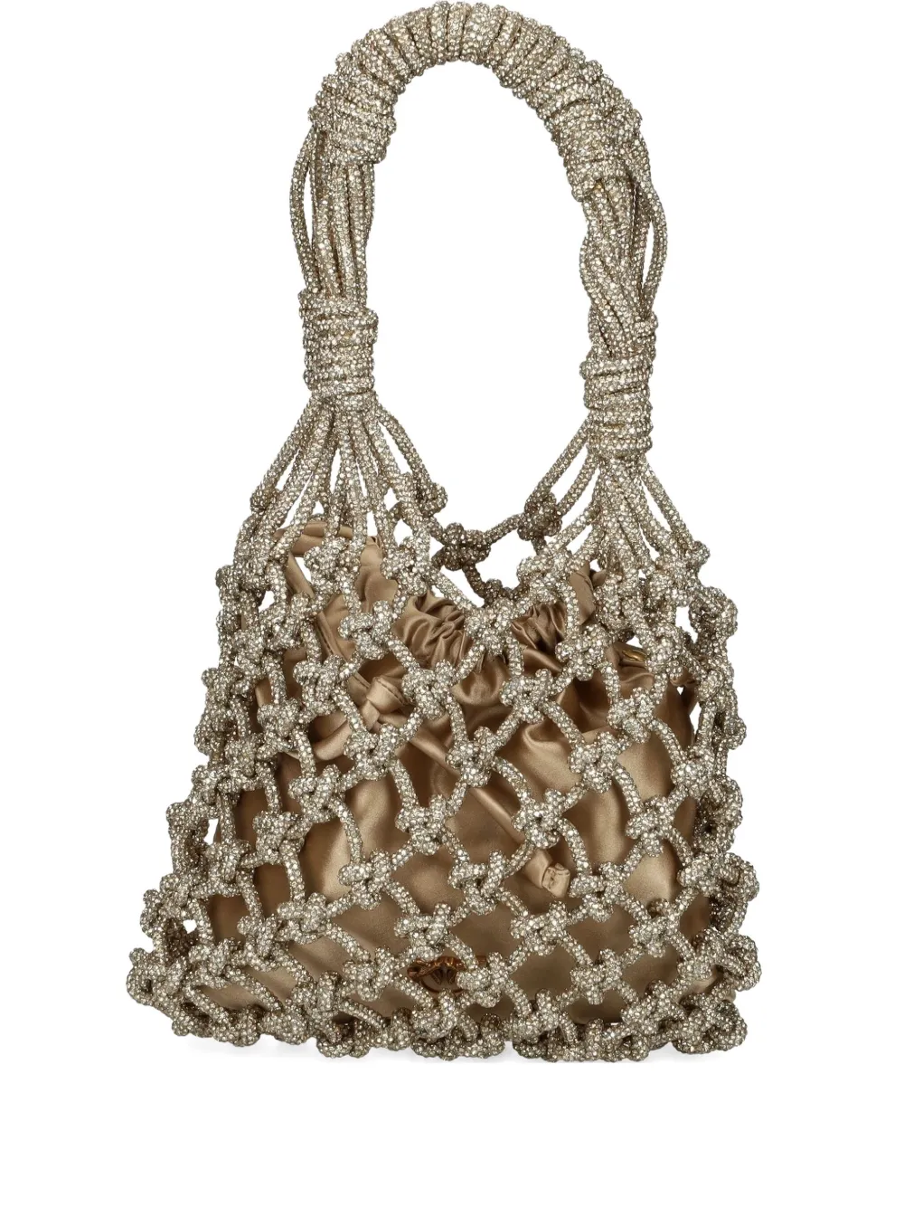 PINKO knotted tote bag - ゴールドトーン