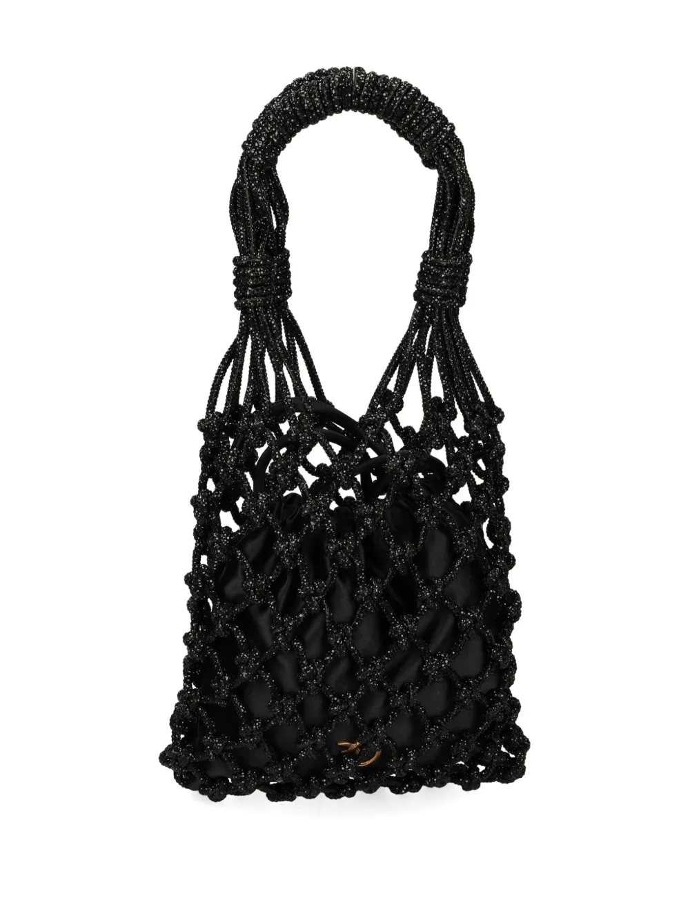 PINKO knotted shoulder bag - Zwart