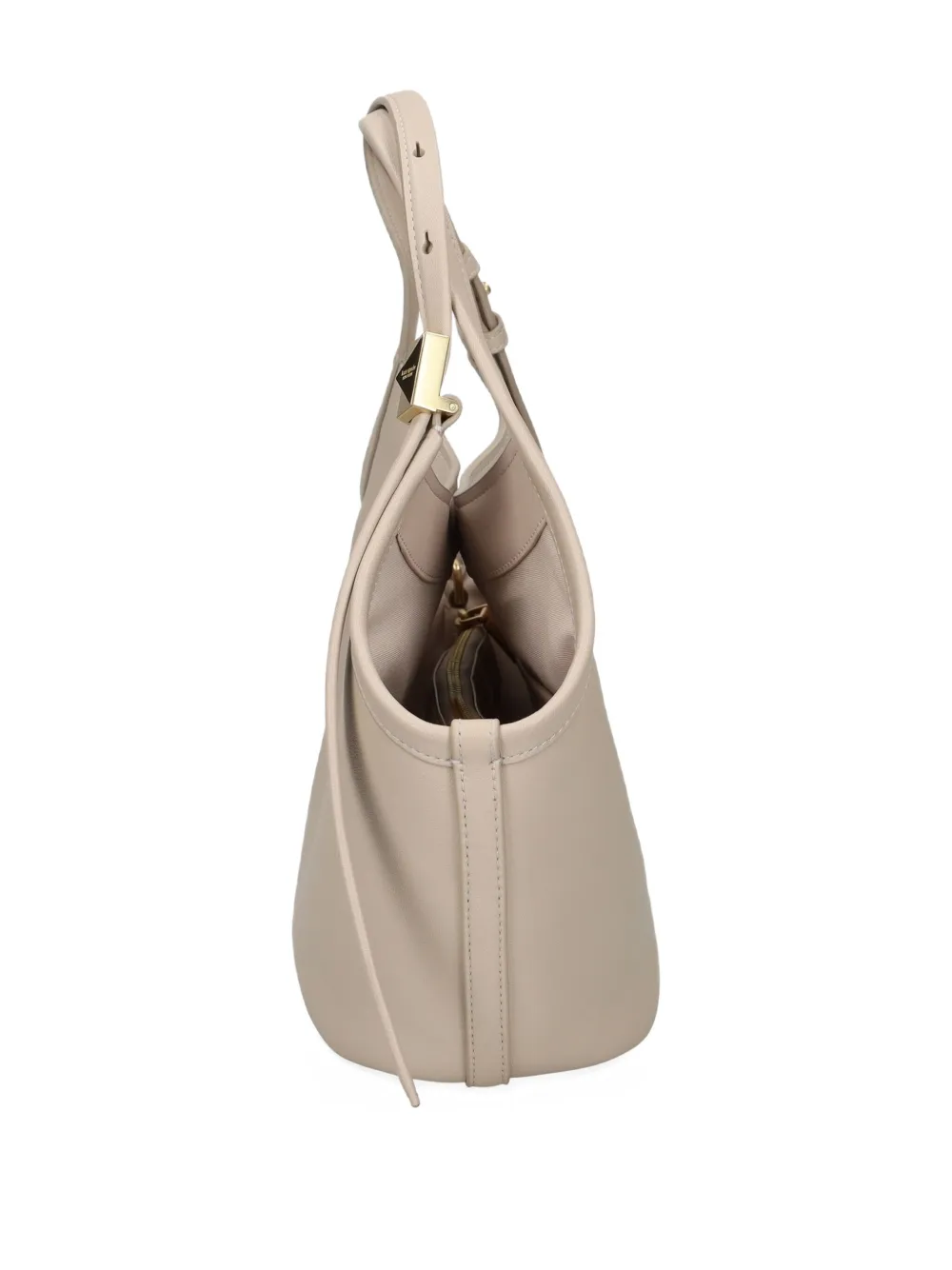 Kate Spade Small Deco Adjustable-strap Leather Shoulder Bag In Neutral