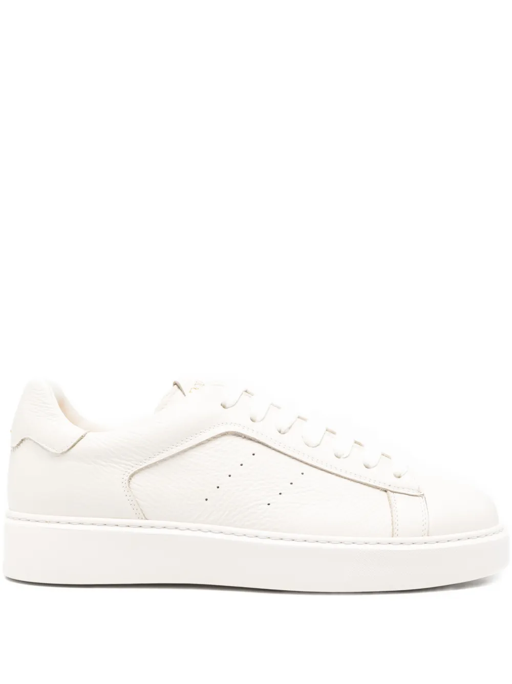 Doucal's perforated trainers | White | Image 1