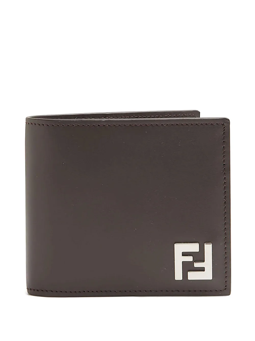 FENDI Portafoglio FF in pelle | marrone | Image 1