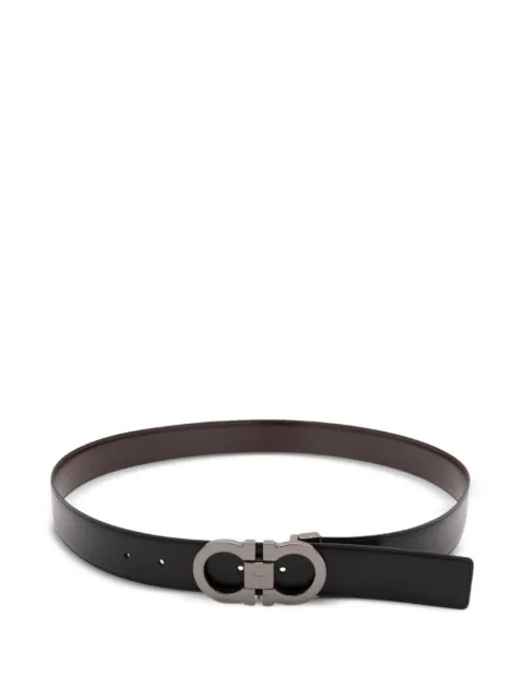 Ferragamo logo-buckle leather belt