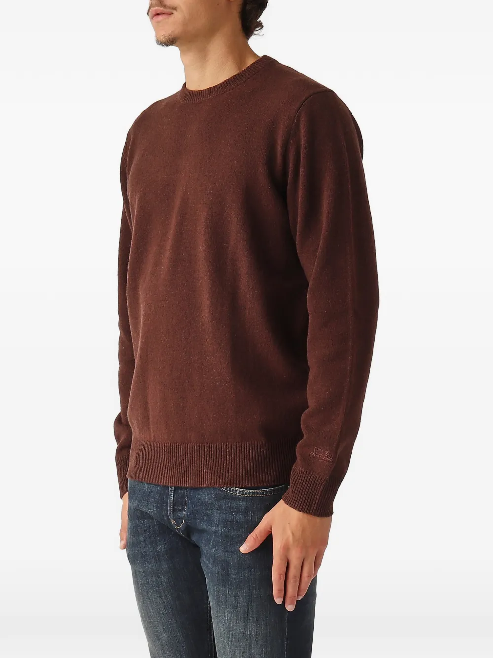  Mc2 Saint Barth Crew-neck Sweater - Brown 