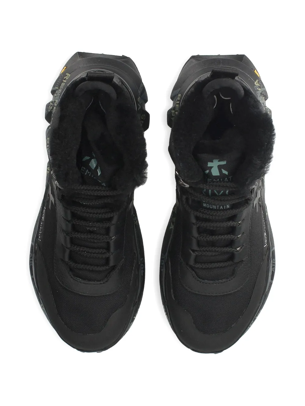 Premiata Trivor 439m Lace-up Sneakers In Black