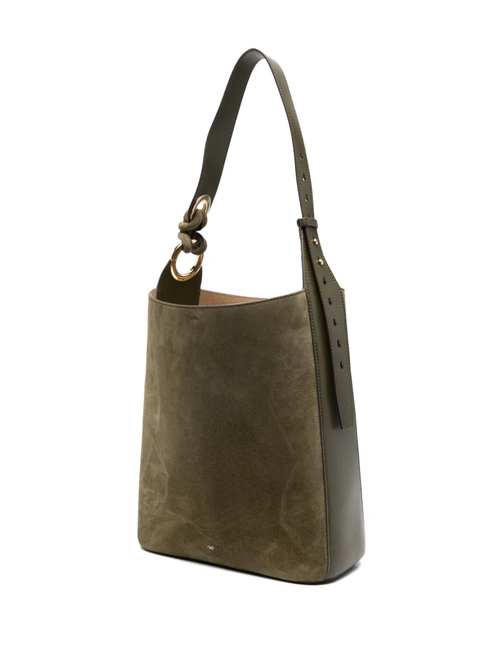 Anya Hindmarch Knot Detail Tote Bag In Green