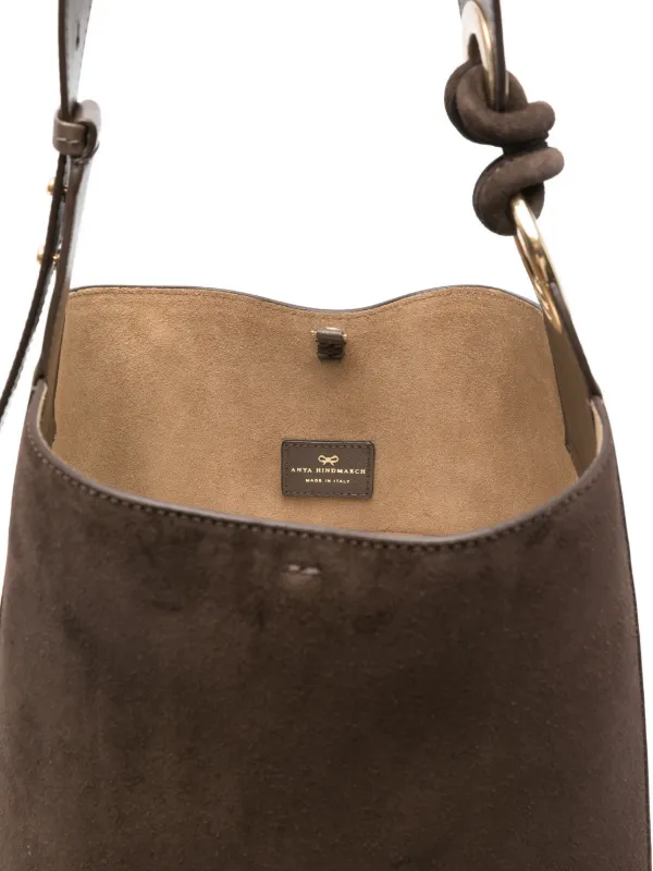 Anya Hindmarch ノットディテール ハンドバッグ | ブラウン | FARFETCH JP