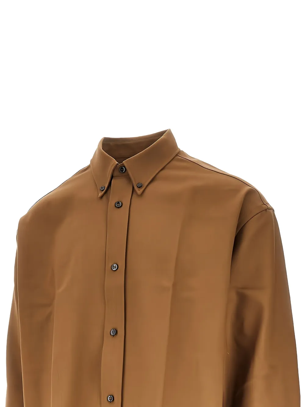 Studio Nicholson Jude overhemd met knopen - Bruin