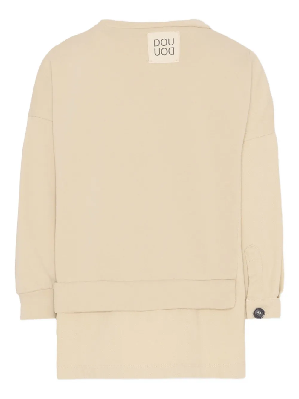 Douuod Kids Sweater met ronde hals Beige