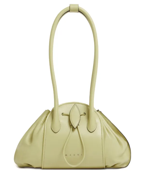 Marni レザートートバッグ | グリーン | FARFETCH JP