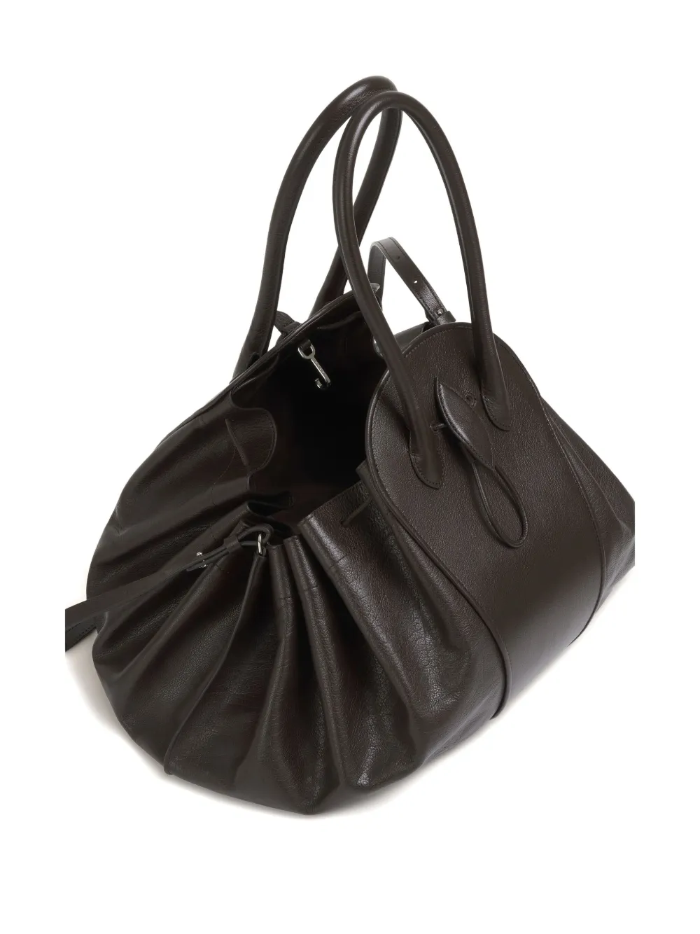 Marni Tulipea schoudertas met handvat Bruin