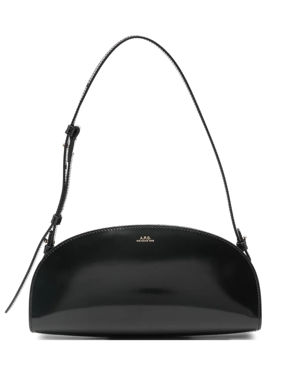 A.P.C. small Demi-Lune shoulder bag | Black | Image 1