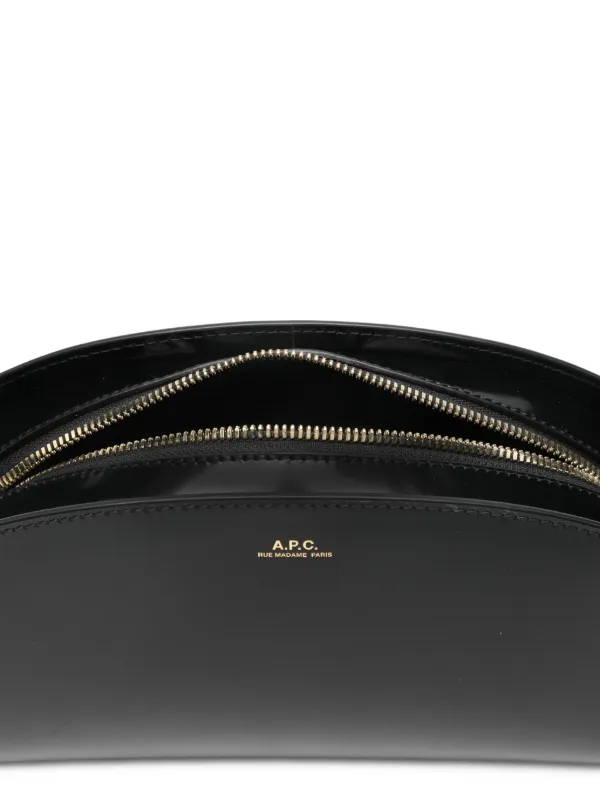 A.P.C. Demi-Lune ショルダーバッグ S | ブラック | FARFETCH JP