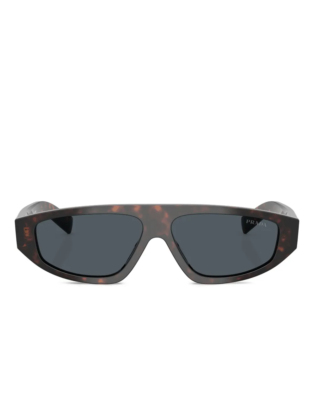 Prada Eyewear geometric-frame sunglasses | Brown | Image 1