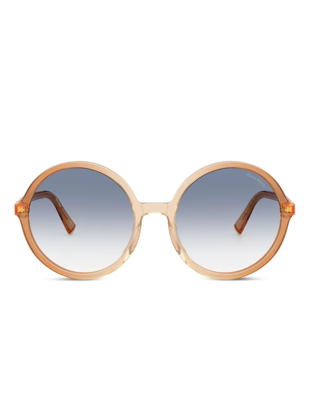 Miu Miu Eyewear lentes de sol con armazón redonda | neutro | Image 1