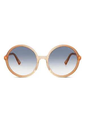 Chloé Eyewear パイロット サングラス | オレンジ | FARFETCH JP