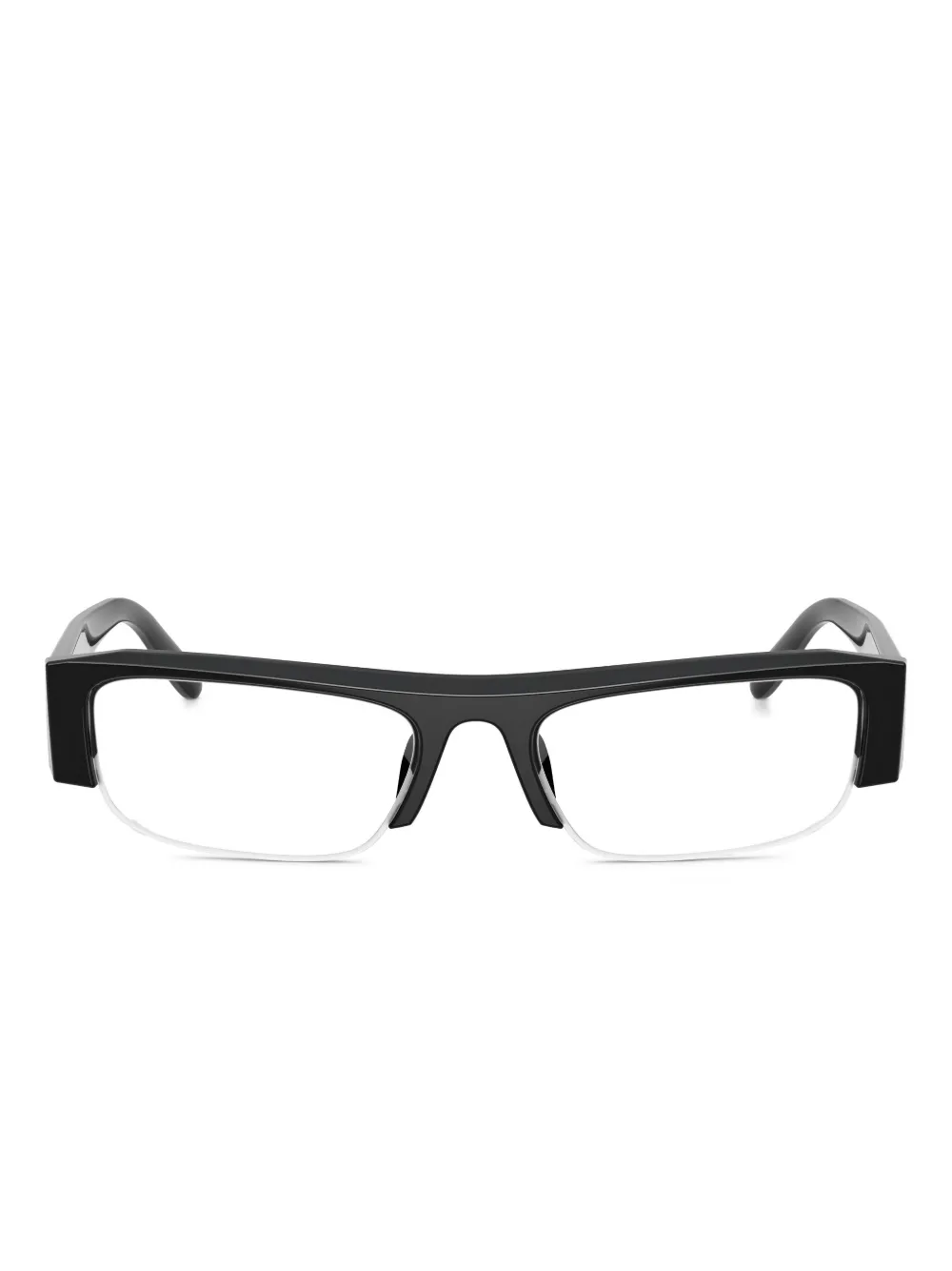 Miu Miu Eyewear rectangle-frame glasses | Black | Image 1