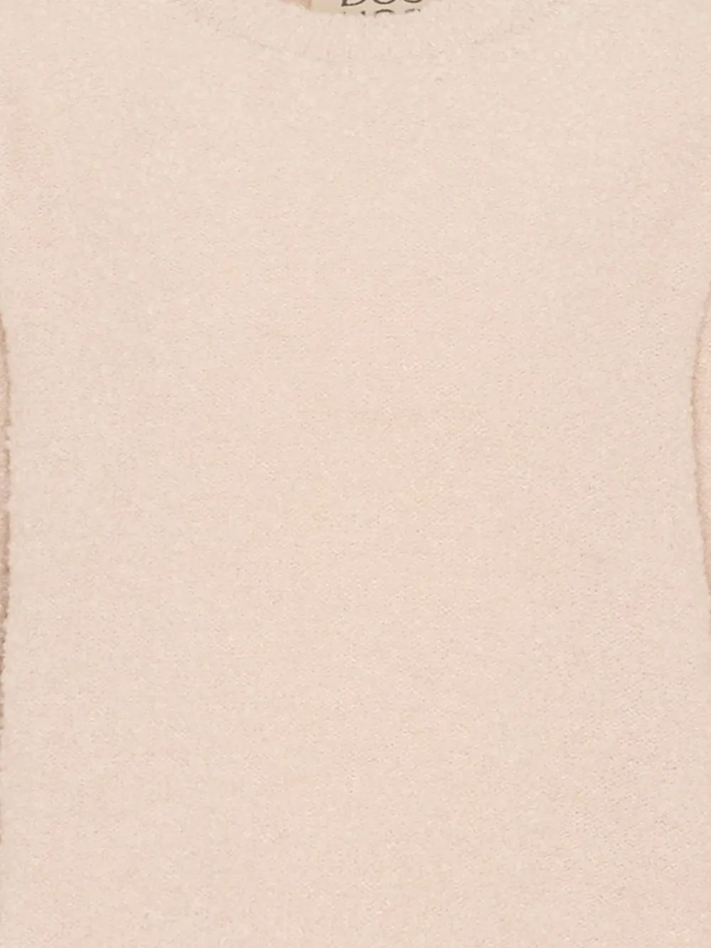 Douuod Kids Trui met logopatch en lange mouwen Beige