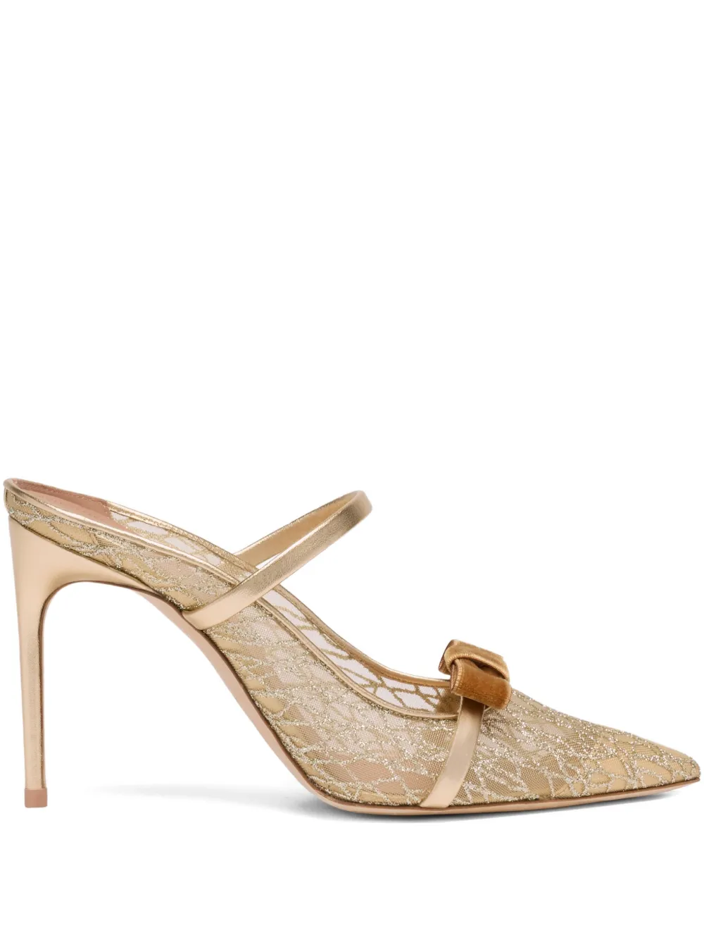 Malone Souliers 90mm Aurora Heeled Mules In Multi