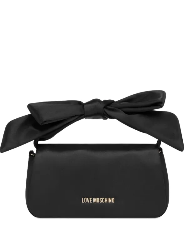 Love Moschino リボン ハンドバッグ | ブラック | FARFETCH JP