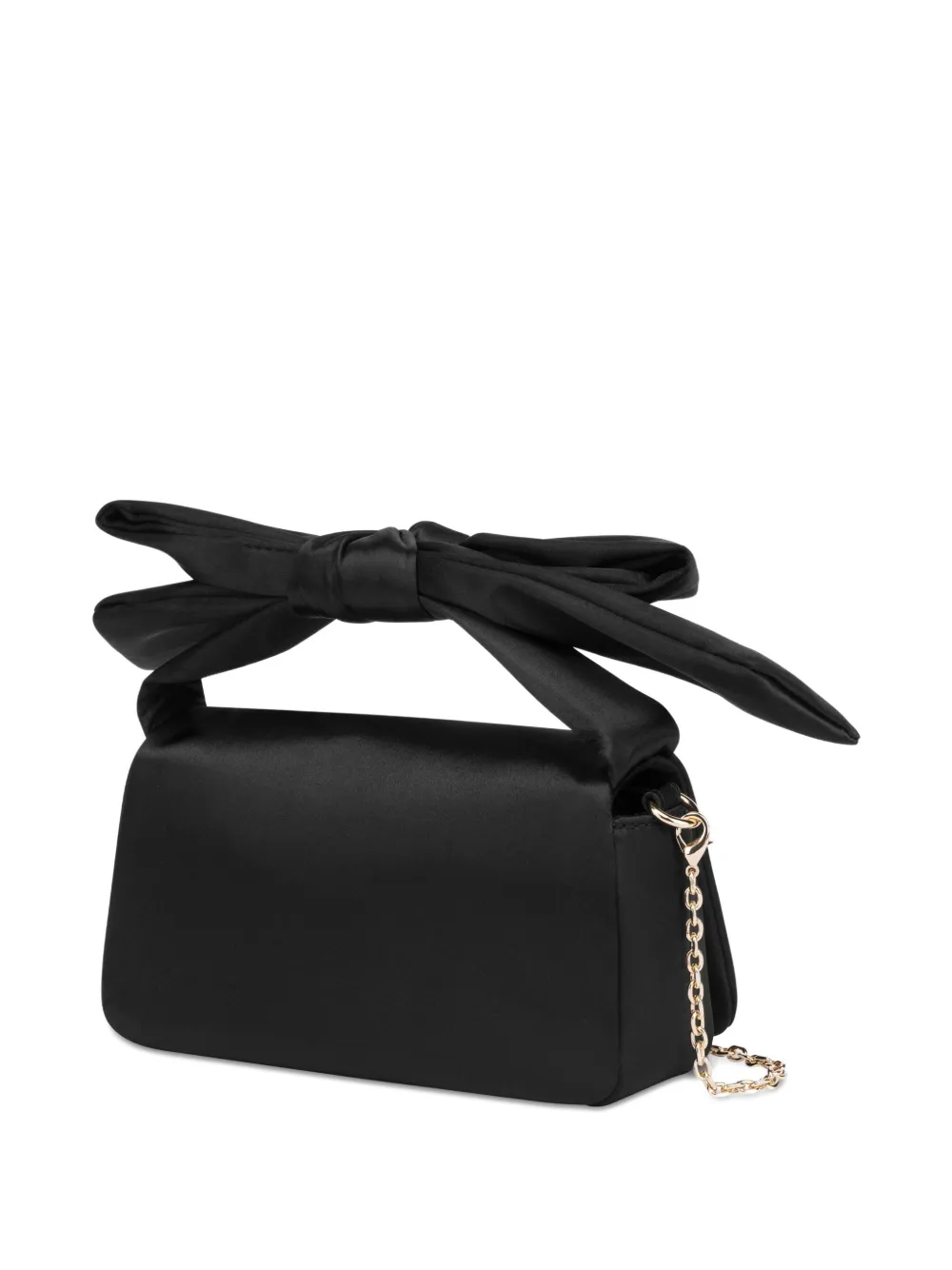 Love Moschino Bow Chain Tote Bag In Black