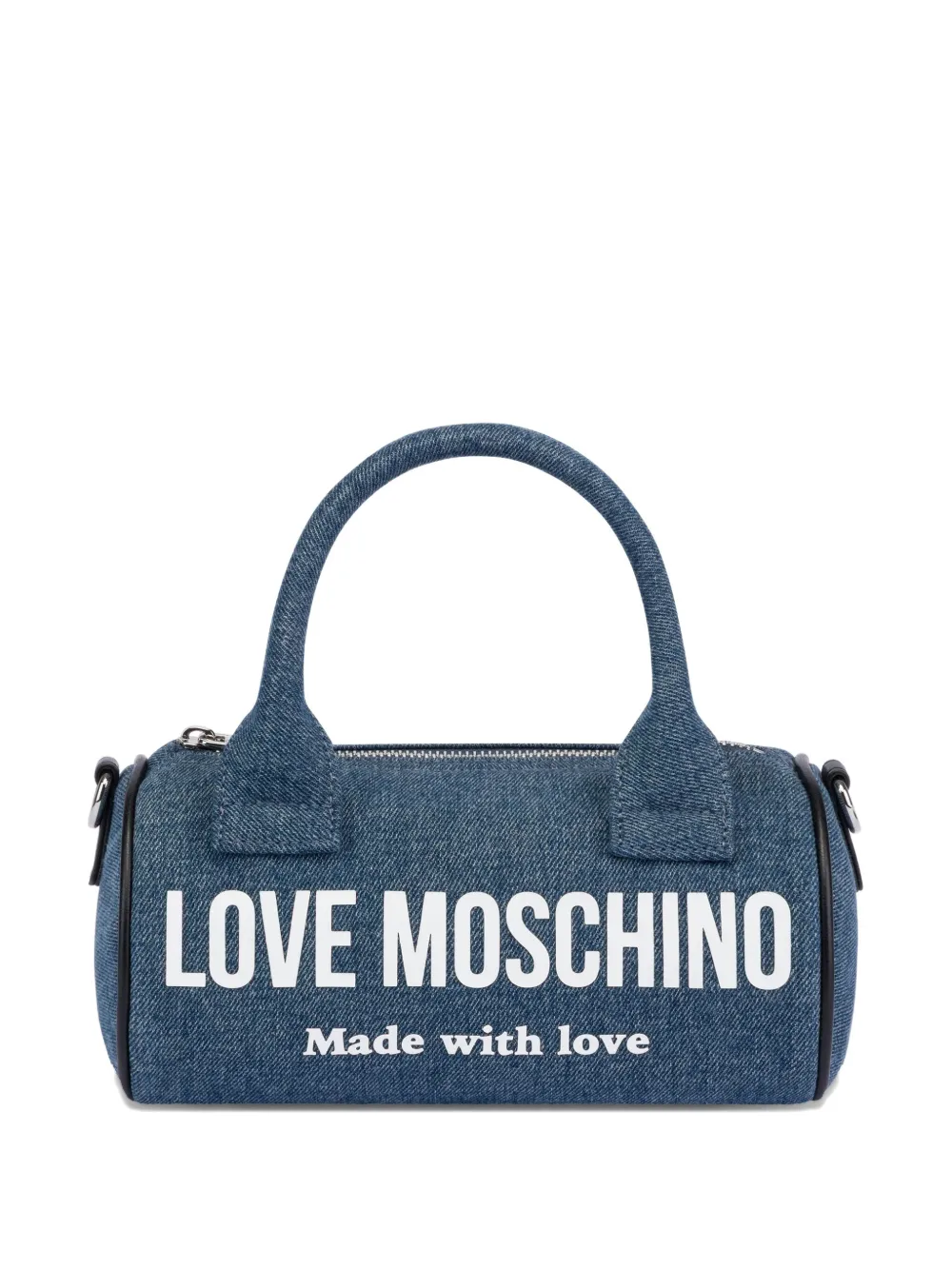 Love Moschino Clutch con manico - Blu