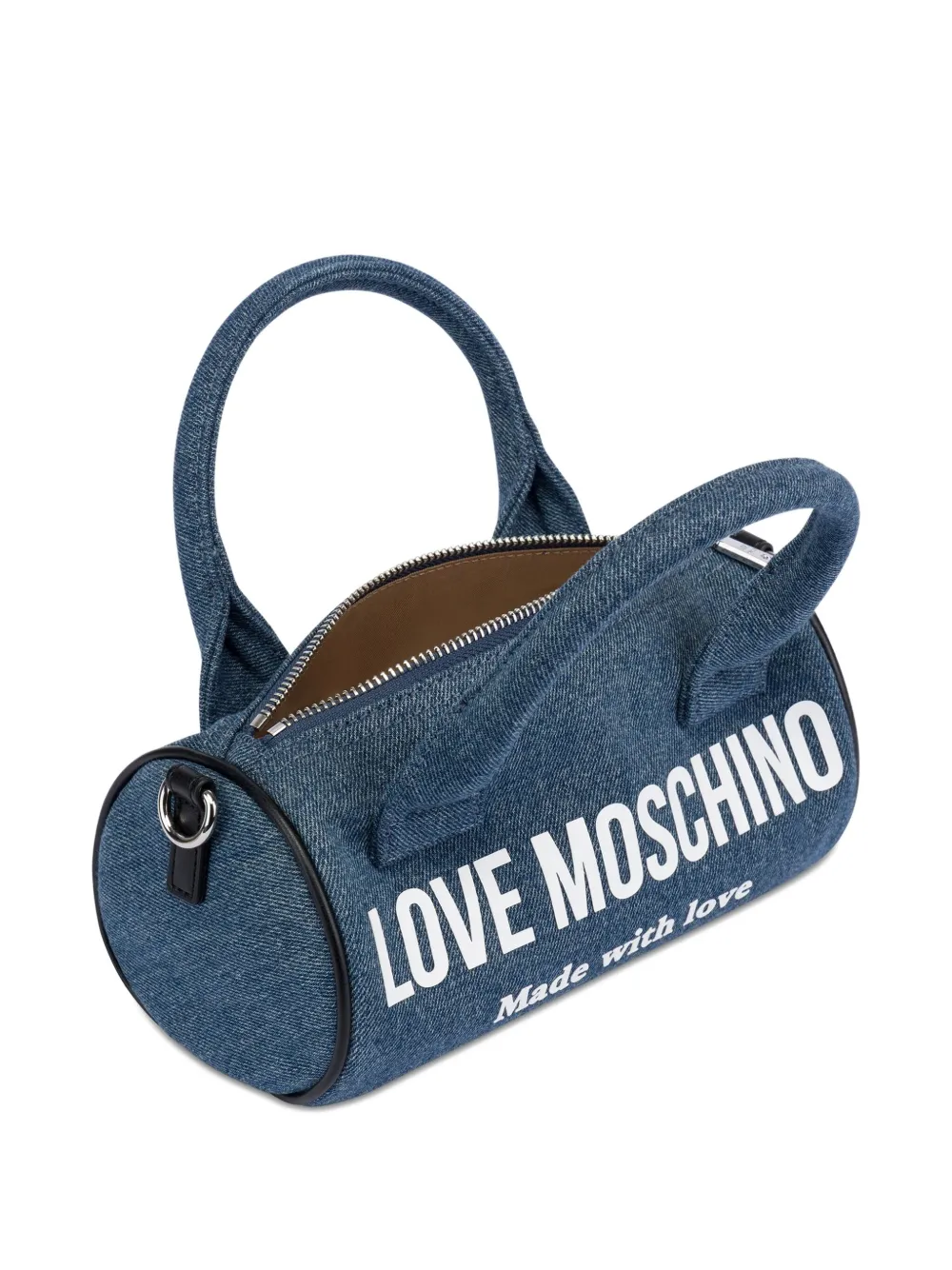 Love Moschino Clutch met handgreep - Blauw