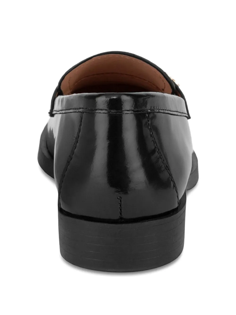 Love Moschino Loafers met hartdetail Zwart