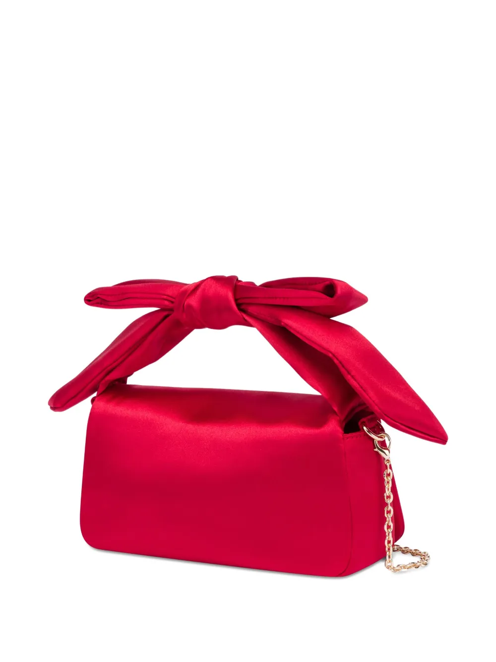 Love Moschino Shopper met strik en ketting - Rood