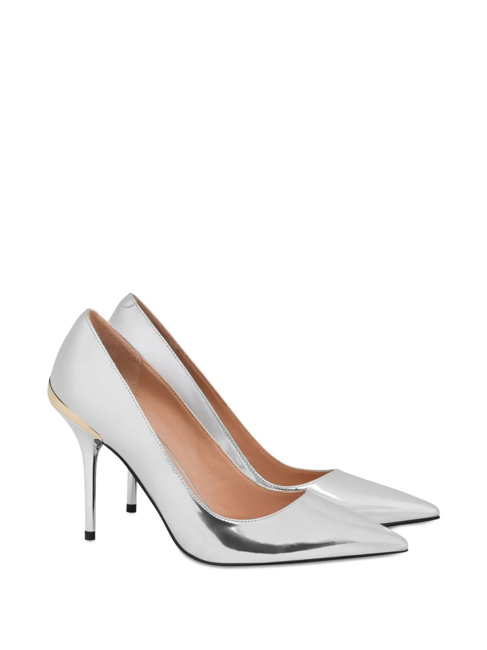 Love Moschino Pumps met puntige hak Zilver