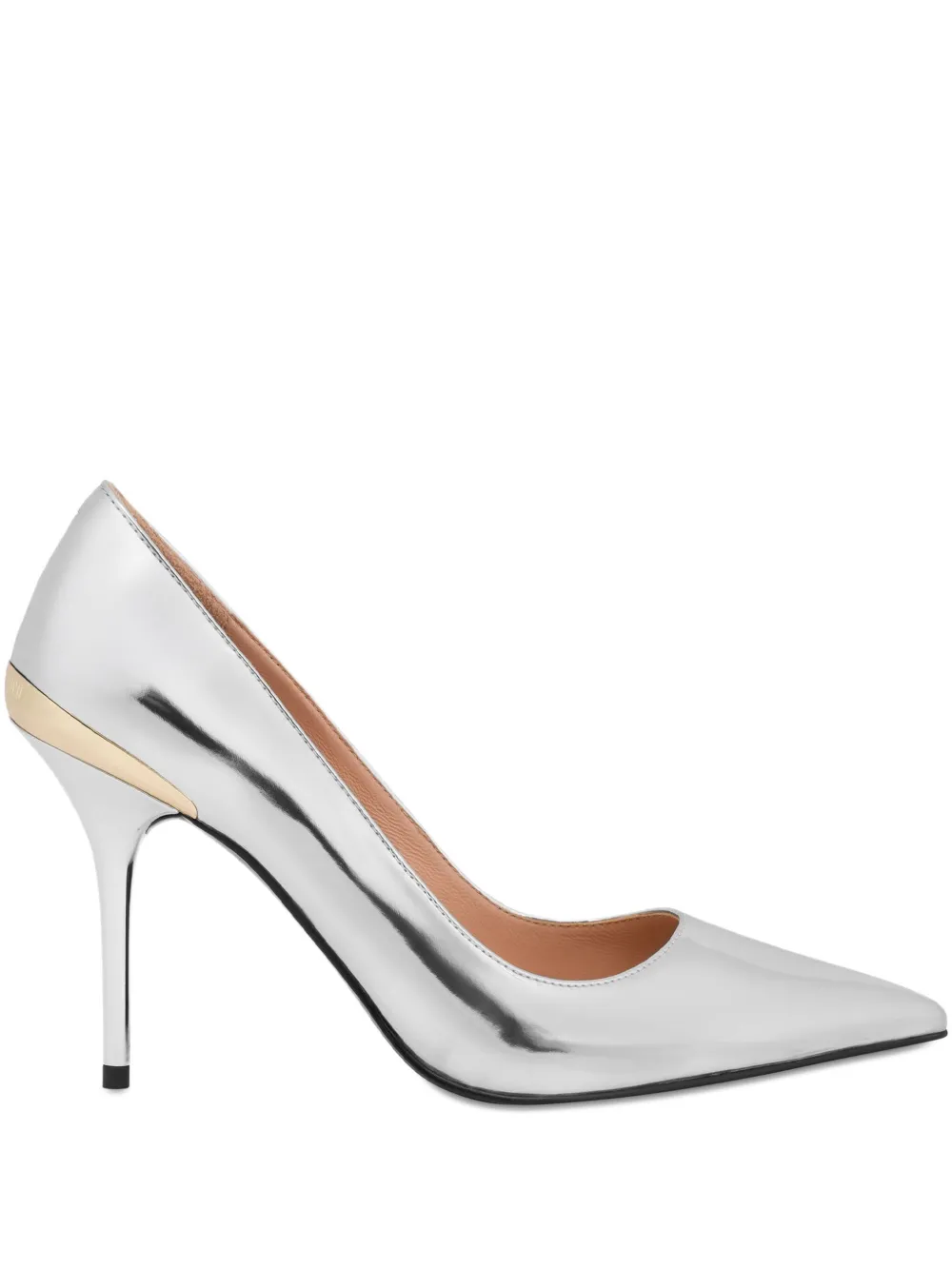 Love Moschino Pumps met puntige hak Zilver