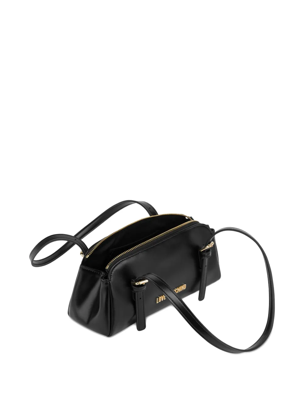 Love Moschino Schoudertas met gesp - Zwart