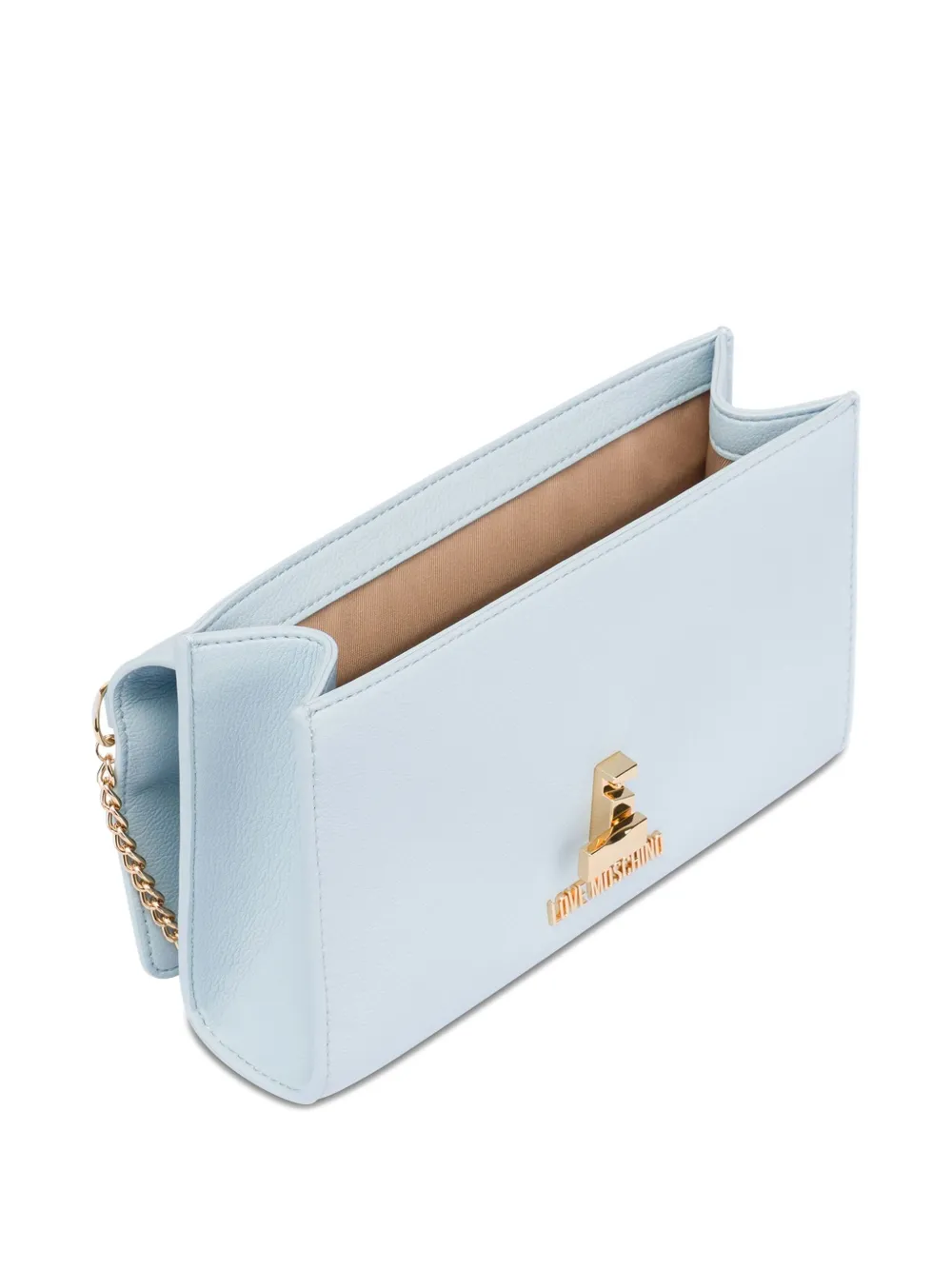 Love Moschino Schoudertas met hartketting Blauw