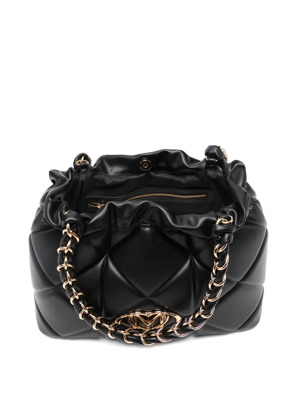 Love Moschino Schoudertas met kettingband Zwart