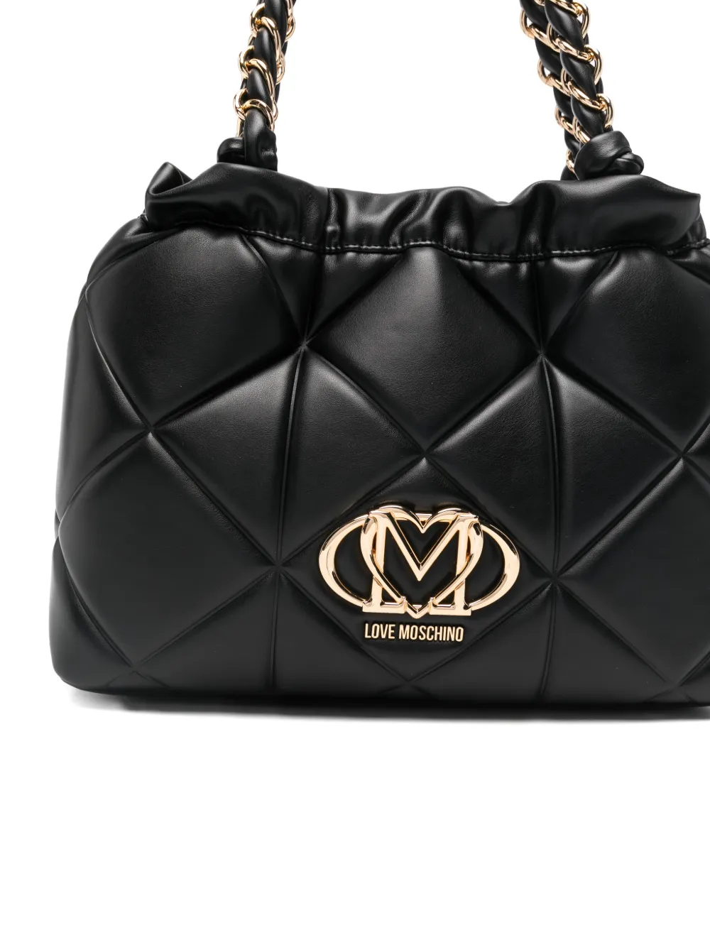 Love Moschino Schoudertas met kettingband Zwart