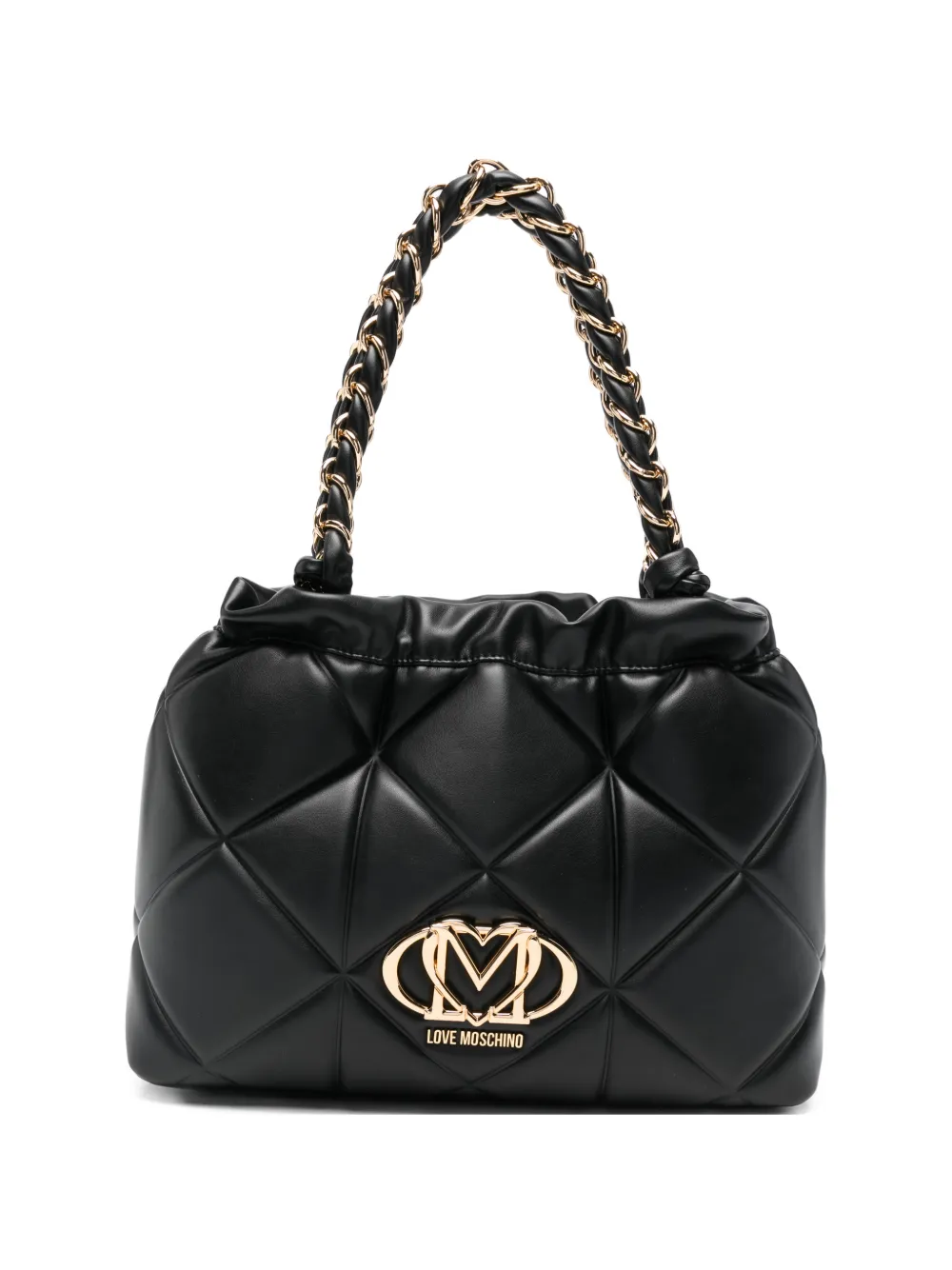 Love Moschino quilted chain-strap shoulder bag - Nero