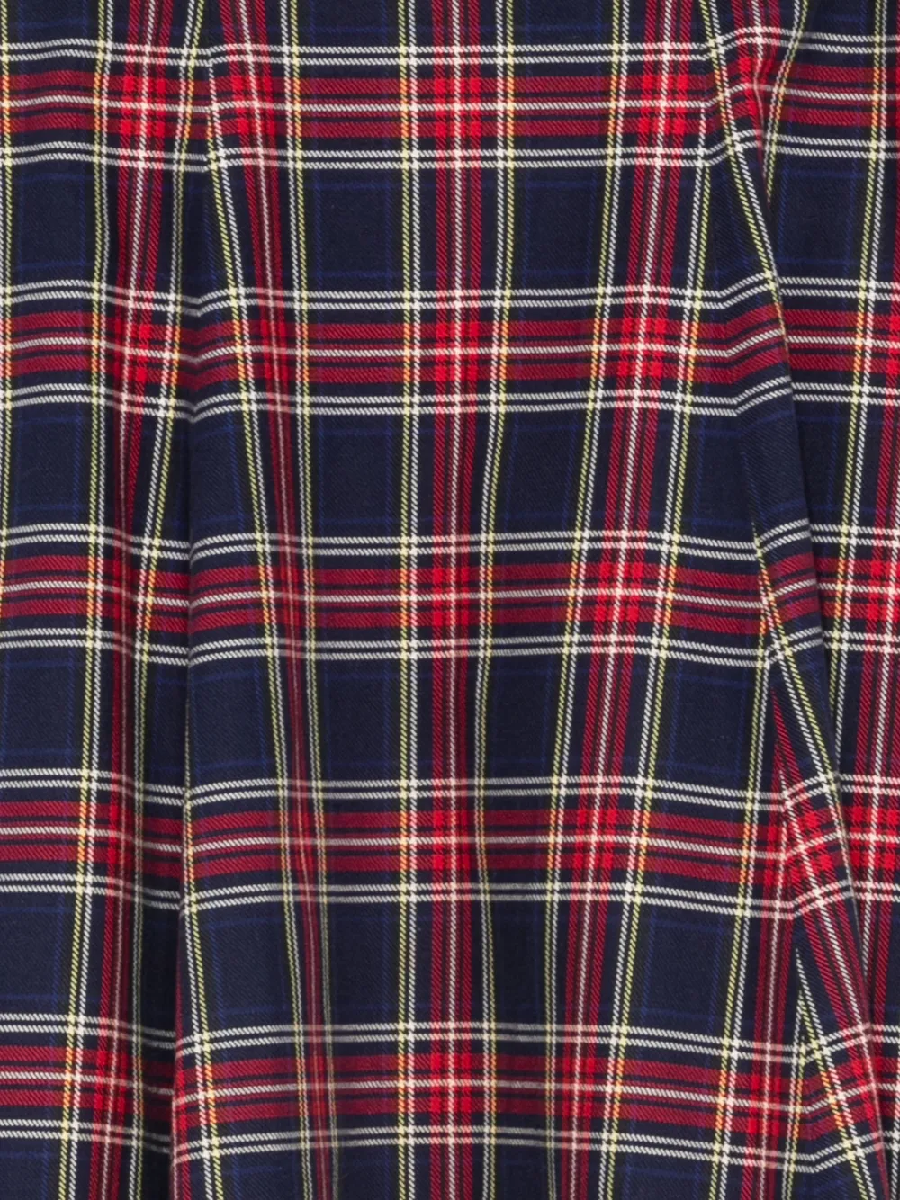 COMME DES GARÇONS Pre-owned 1990s Checked-pattern Skirt In Blue