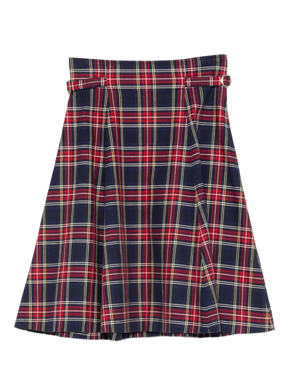 Comme Des Garçons Pre-Owned 1990s checked-pattern skirt | Blue | Image 1