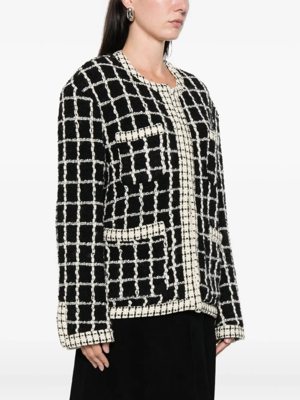  Lna Check Pocket Jacket - Black 