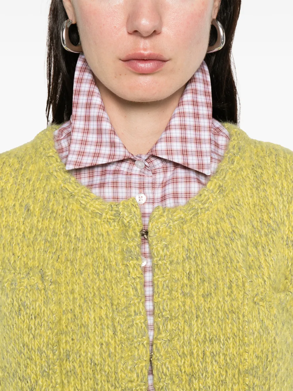 Lna Pocket Cardigan In Green