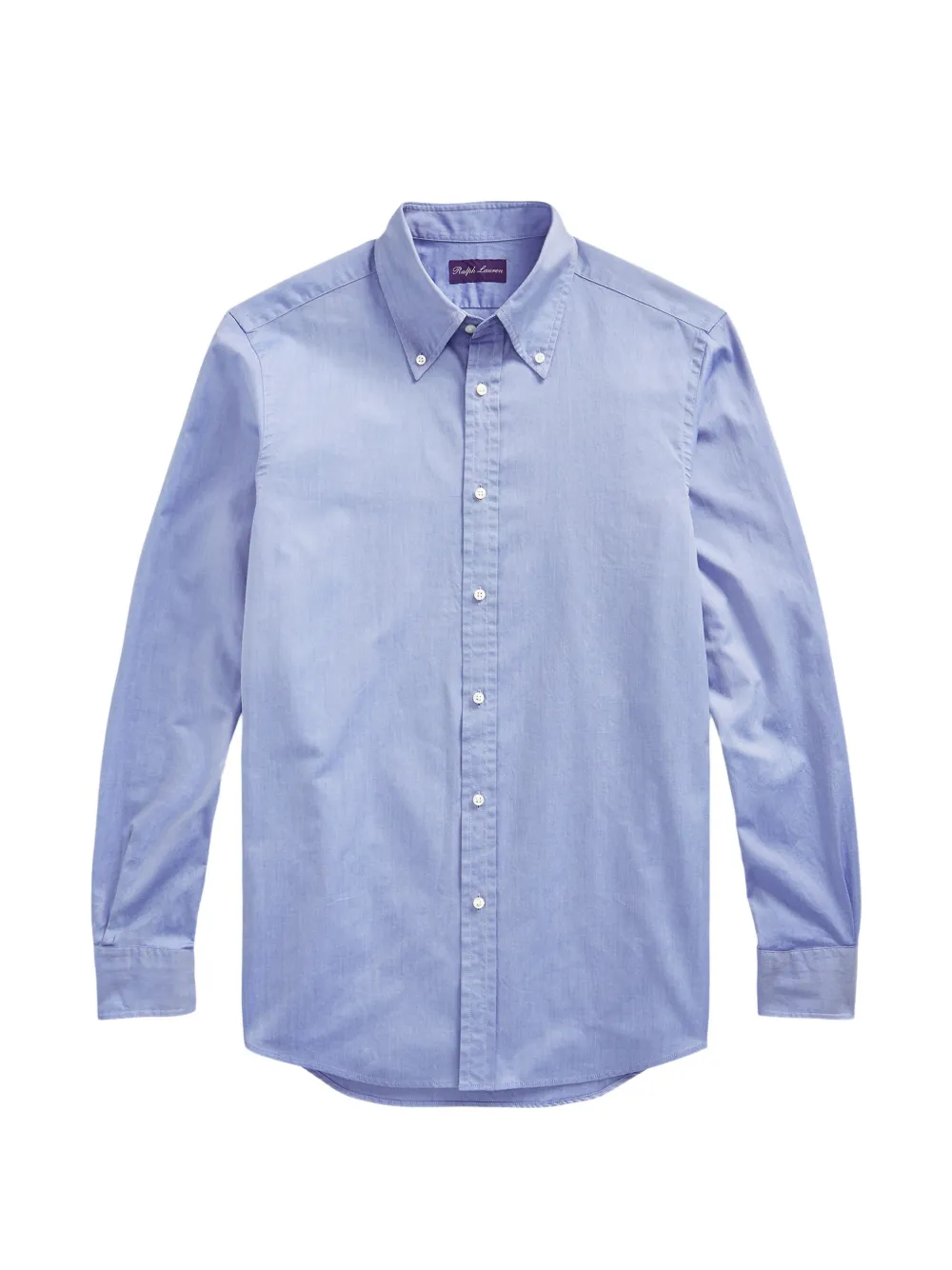 Ralph Lauren Purple Label button-down collar cotton shirt - Blue