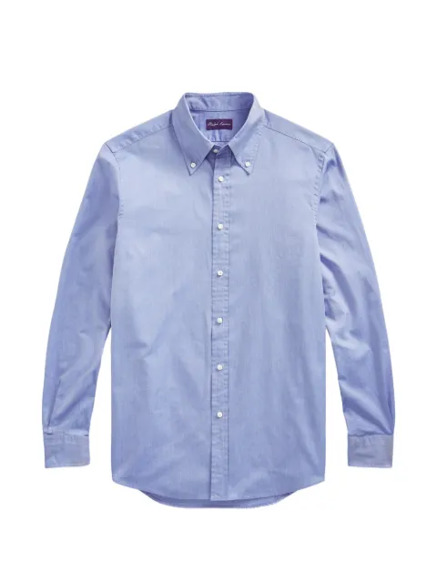 Ralph Lauren Purple Label skjorte med knapper i kraven